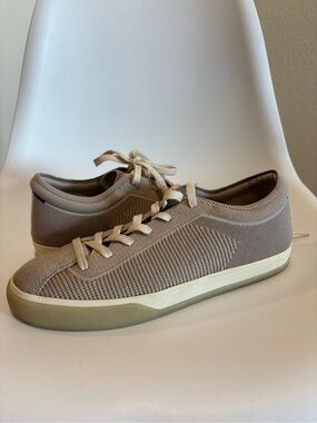 Women’s Rothys Casual Knit Lace-Up Sneakers in vintage grey